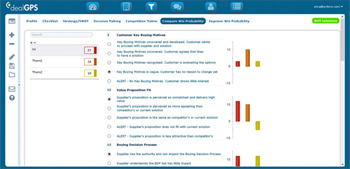 Screenshot dealGPS sales software